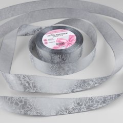 Лента для декора и упаковки Атласная "Серые цветы" 2,5 см 9071766										, 189 ₽ Лента для декора и упаковки Атласная "Серые цветы" 2,5 см 9071766