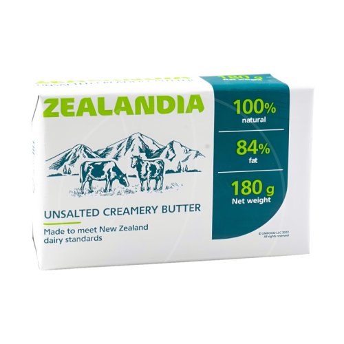 Масло сладко-сливочное Zealandia "Professional" 84% 180 г 