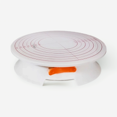 Столик поворотный для торта пластиковый со стопором 30 см Хит-16 (00-00000018)