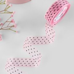 Лента для декора и упаковки Капроновая Розовая 2,5 см 5232083					