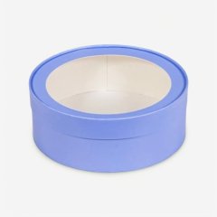 Коробка для сладостей с окном круглая лавандовая 20х7 см 70416, 179 ₽ Коробка для сладостей с окном круглая лавандовая 20х7 см 70416
