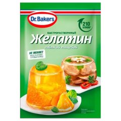 Желатин говяжий Dr.Oetker (Dr. Bakers) 210 bloom 20 г 