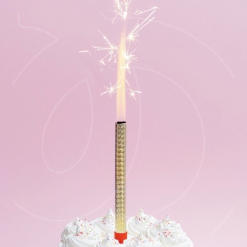 Свеча декоративная "Фонтан" 12 см 1 шт 1553639