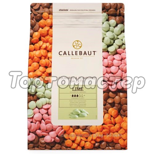 Шоколад CALLEBAUT Зелёный лимонный 100 г Lemon-RT-U70