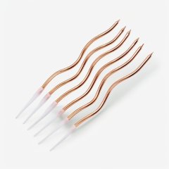 Свечи декоративные "Бронзовая волна" 6 шт Свеч-65 (00-00001401)