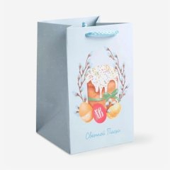 Пакет бумажный для сладостей "Светлой Пасхи" 10х16х10 см 5396854